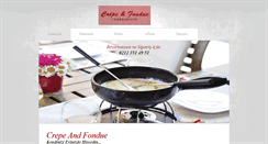 Desktop Screenshot of crepeandfondue.com